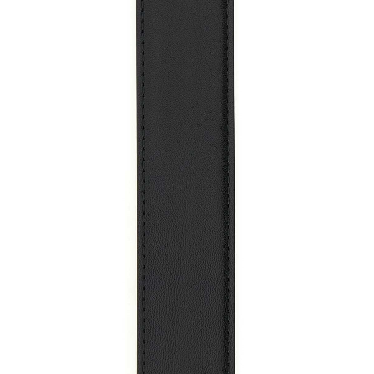 Alexander Mcqueen Women Black Leather Belt