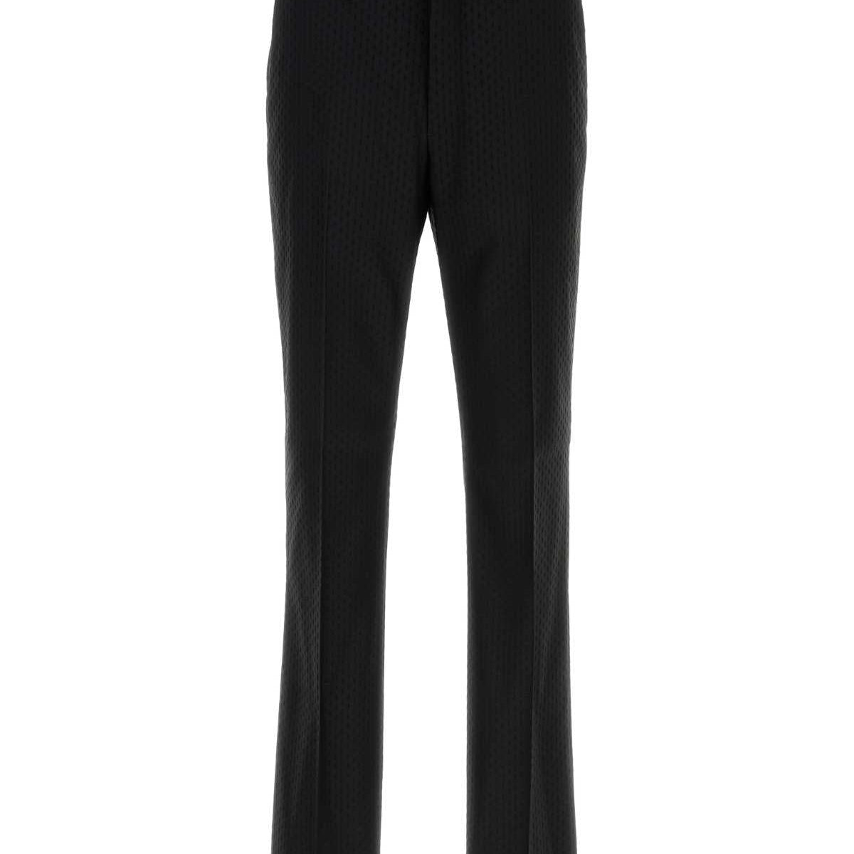 Fendi Men Black Wool Blend Pant