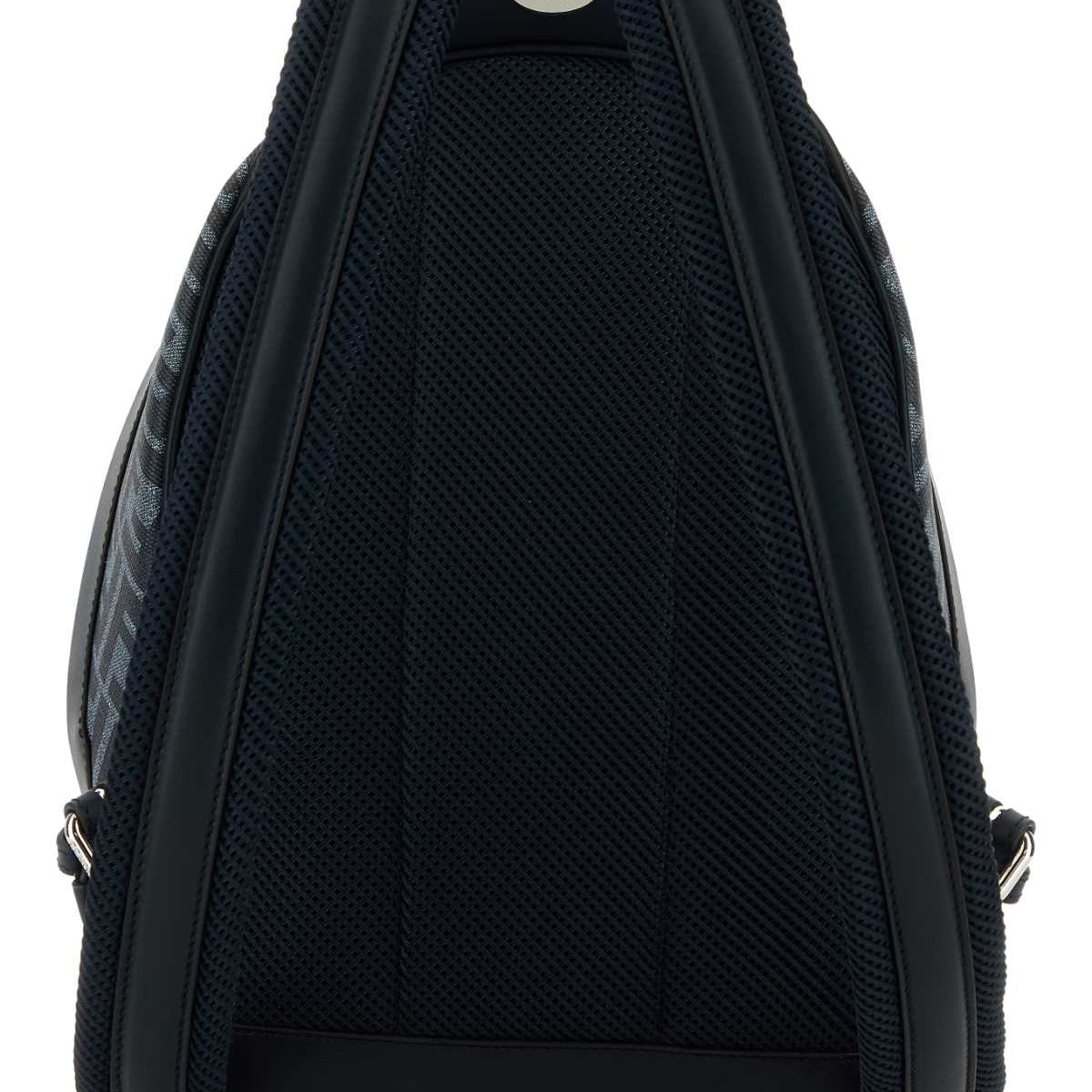 Fendi Men Multicolor Canvas And Leather Small Fendi Chiodo Diagonal Backpack