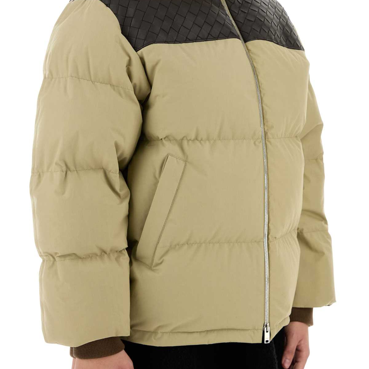 Bottega Veneta Women Beige Cotton Down Jacket