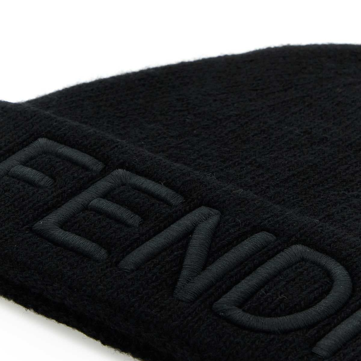 Fendi Men Black Wool Beanie Hat