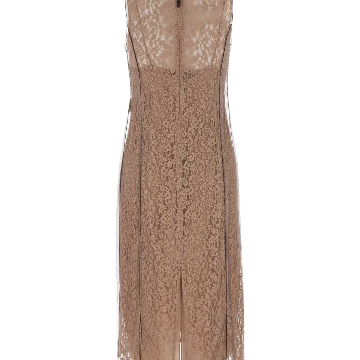 Fendi Women Biscuit Lace Dress