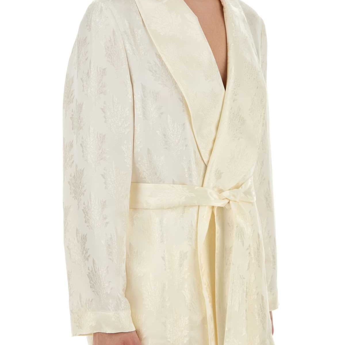 Fendi Women White Silk Blazer