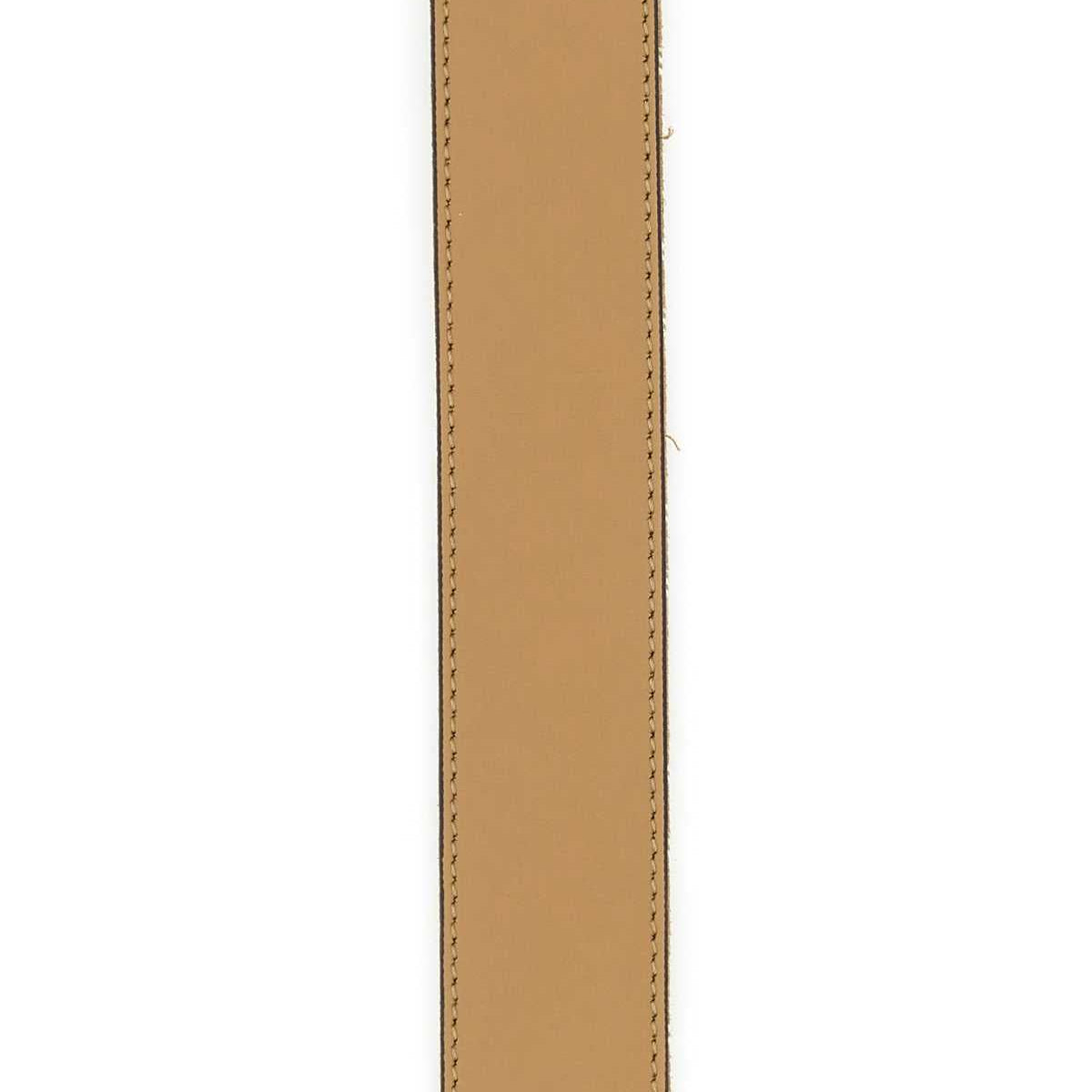 Fendi Women Beige Leather Ff Reversible Belt