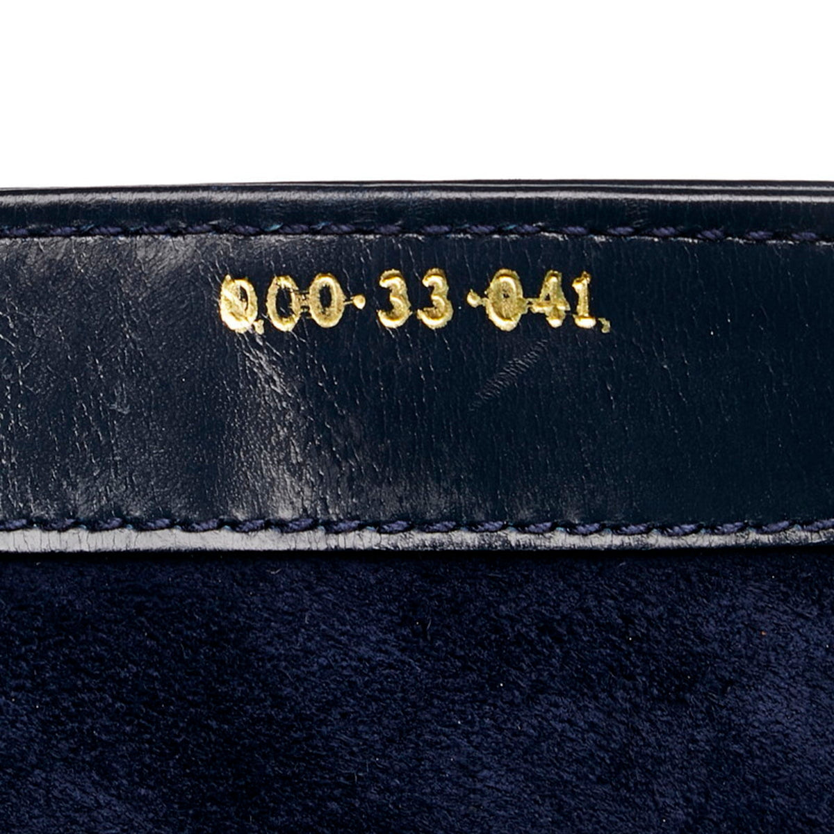 Gucci Old Handbag 000 33 Navy Leather Ladies GUCCI