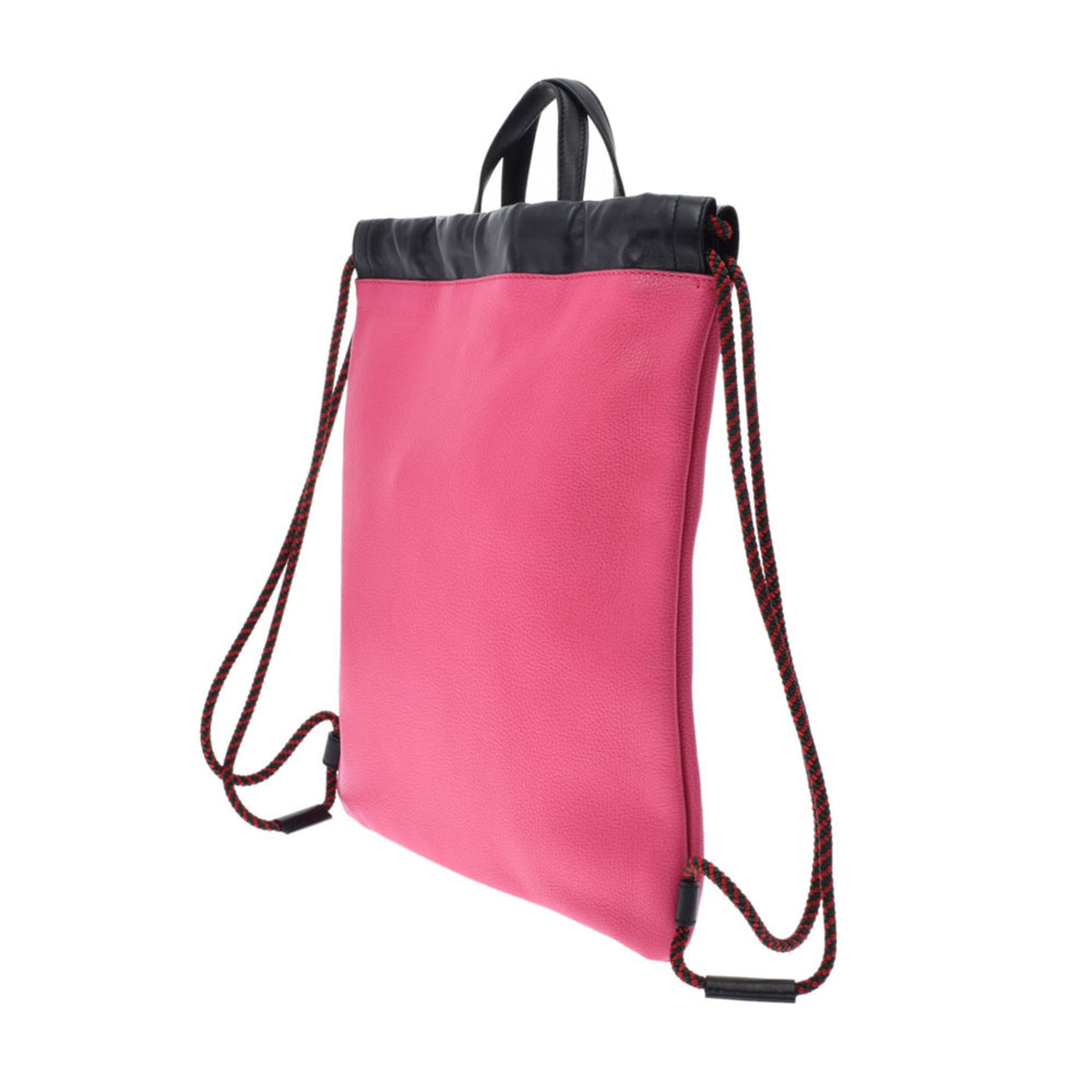 Gucci Drawstring Small Backpack Pink 523586 Unisex Leather Backpack/Daypack