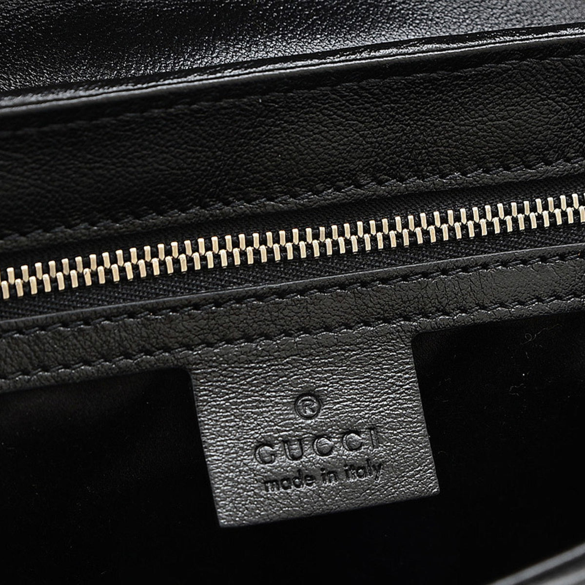 Gucci GG Marmont Small Sequin Shoulder Bag Black 443497