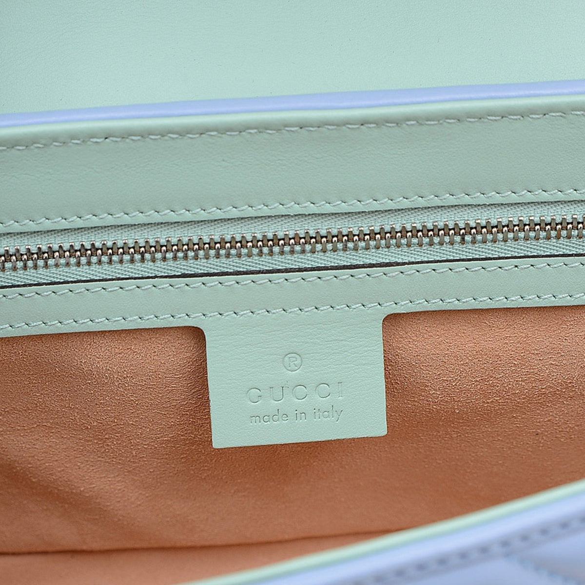 Gucci GG Marmont chain shoulder bag leather pastel multicolor 443497