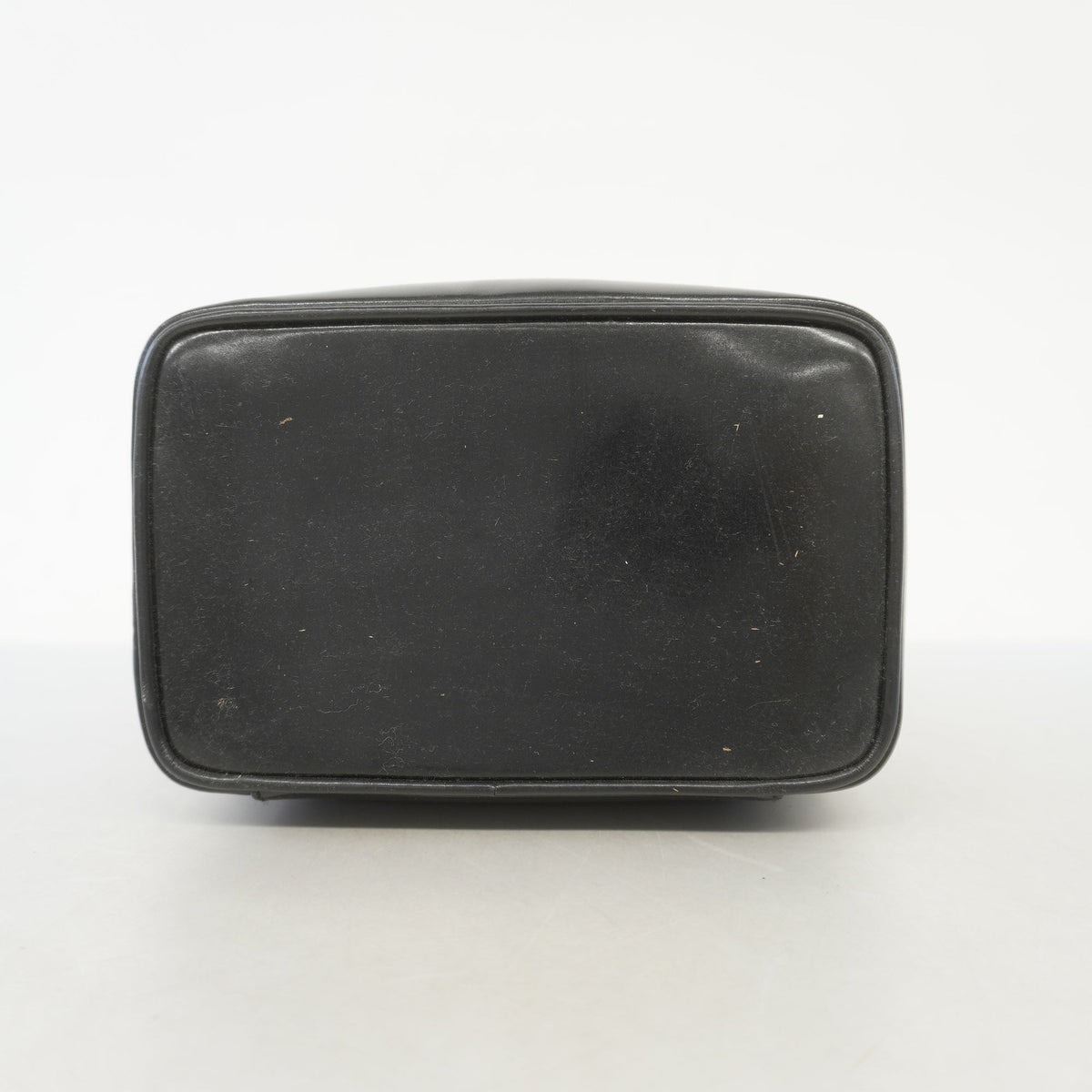 Gucci Vanity Bag Bamboo 032 1956 0151 Leather Black Gold Metal