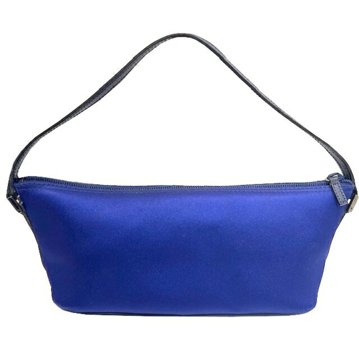 Gucci Accessory Pouch 039.1103 Satin Leather Blue Mini Bag Ladies