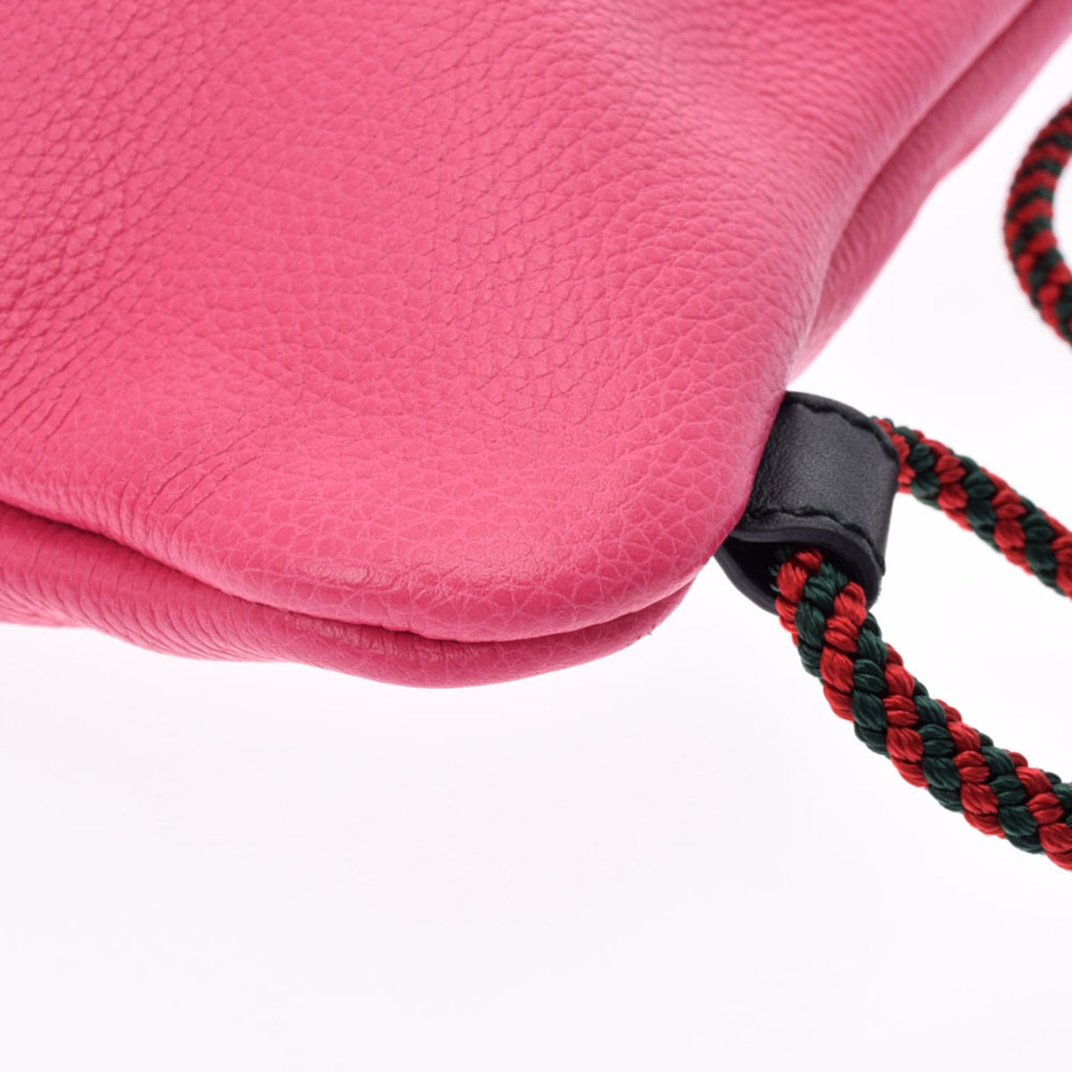 Gucci Drawstring Small Backpack Pink 523586 Unisex Leather Backpack/Daypack