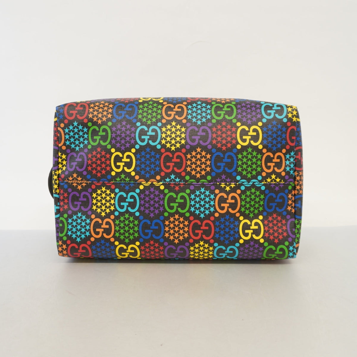 Gucci Boston Bag GG Psychedelic 587866 Multicolor Silver Metal