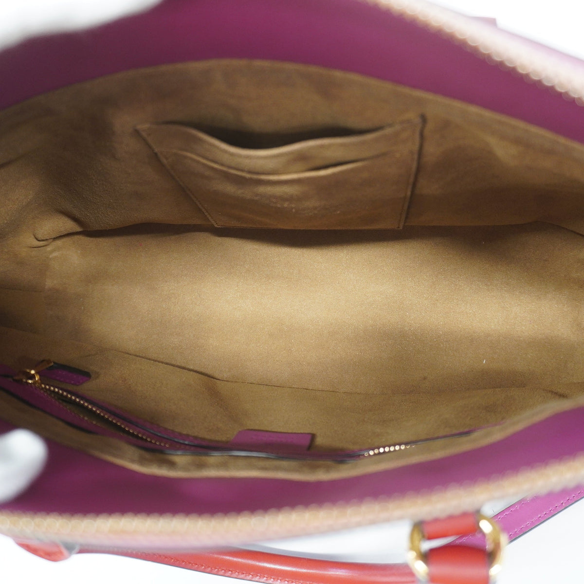 Gucci 2way Bag GG Supreme 409534 Beige/Pink/Red Gold metal