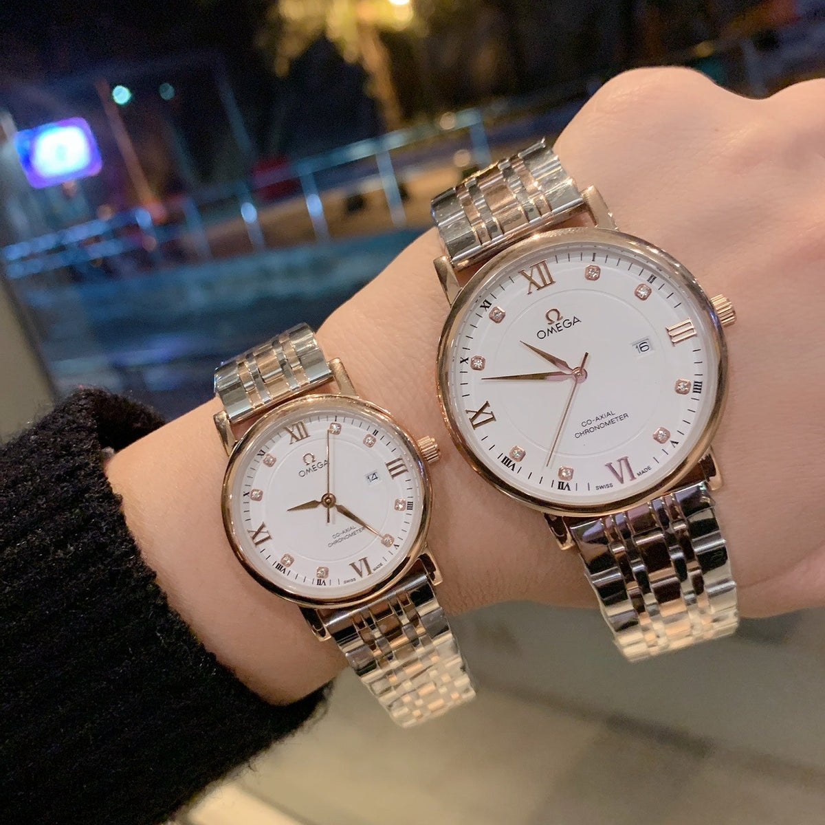 OMEGA Latest couple watch quartz