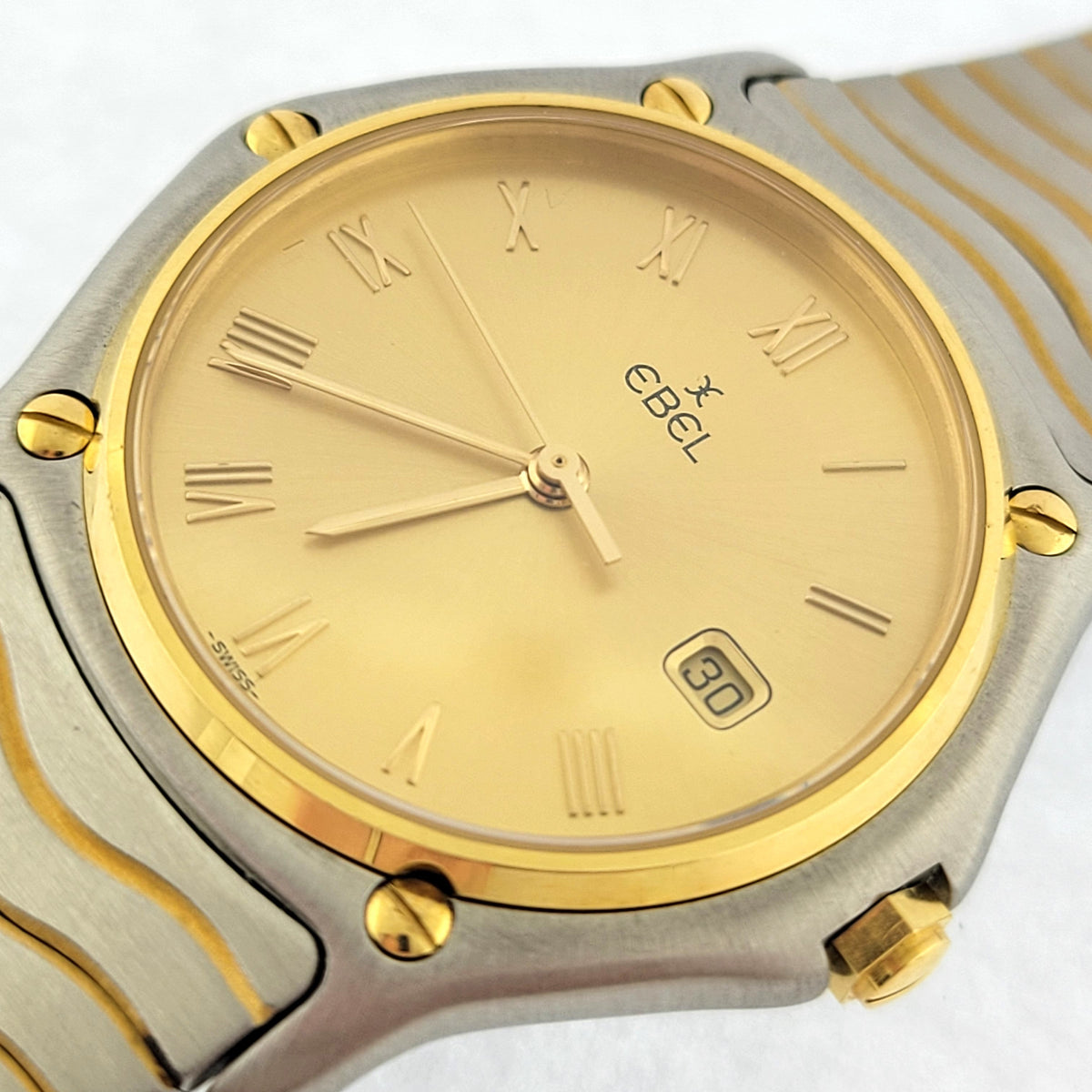 S/S Ebel Sport Wave Classic Watch Ref 183909 Circa 1990's