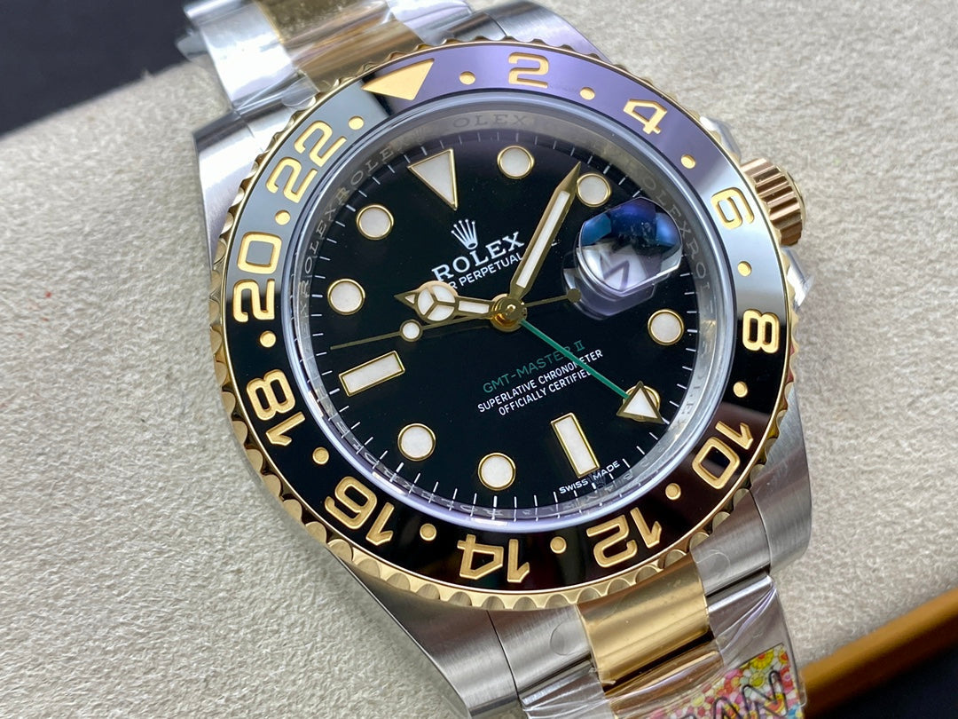 Rolex Greenwich GMT gold ceramic