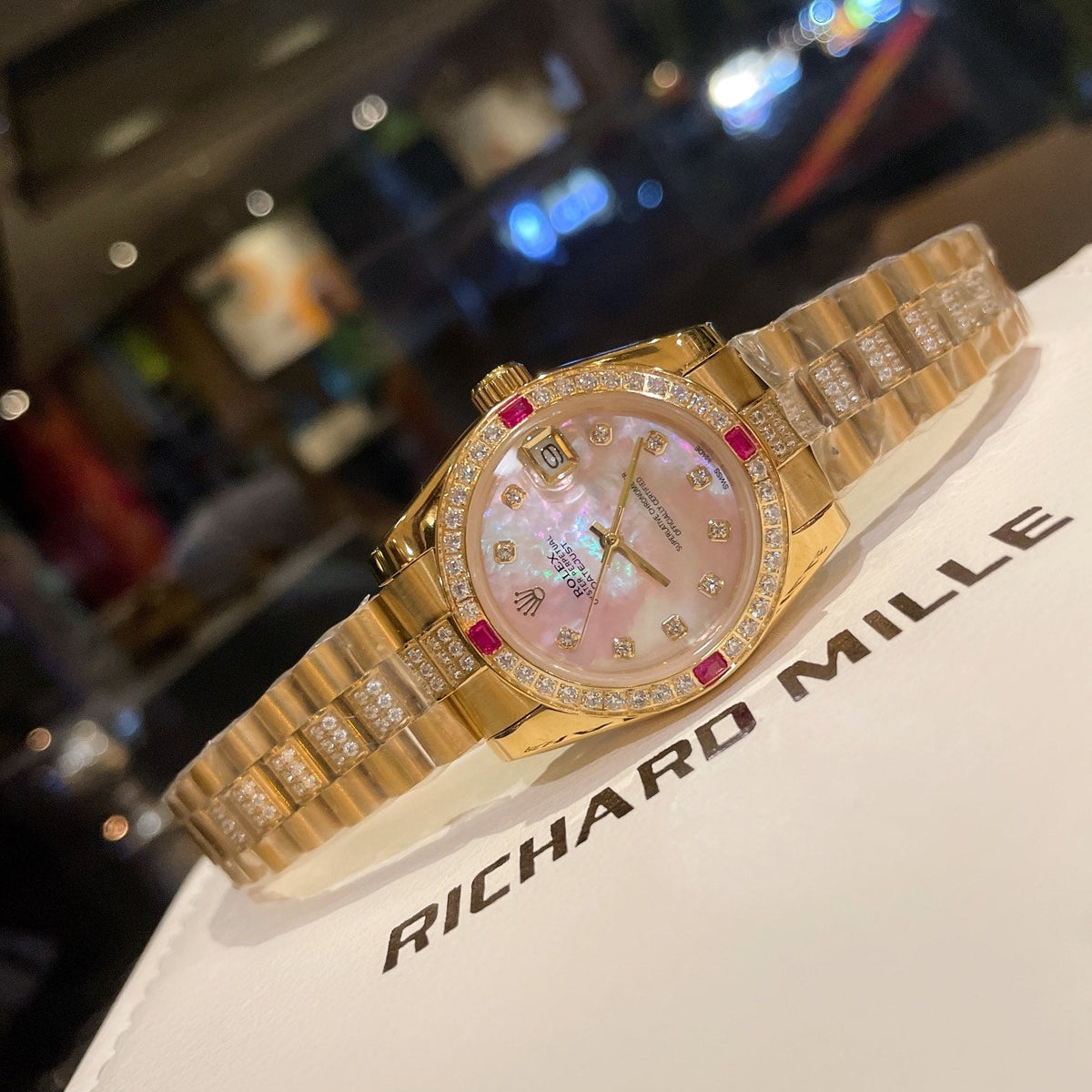 Rolex Datejust Series Classic Women's Solid Five-Bead