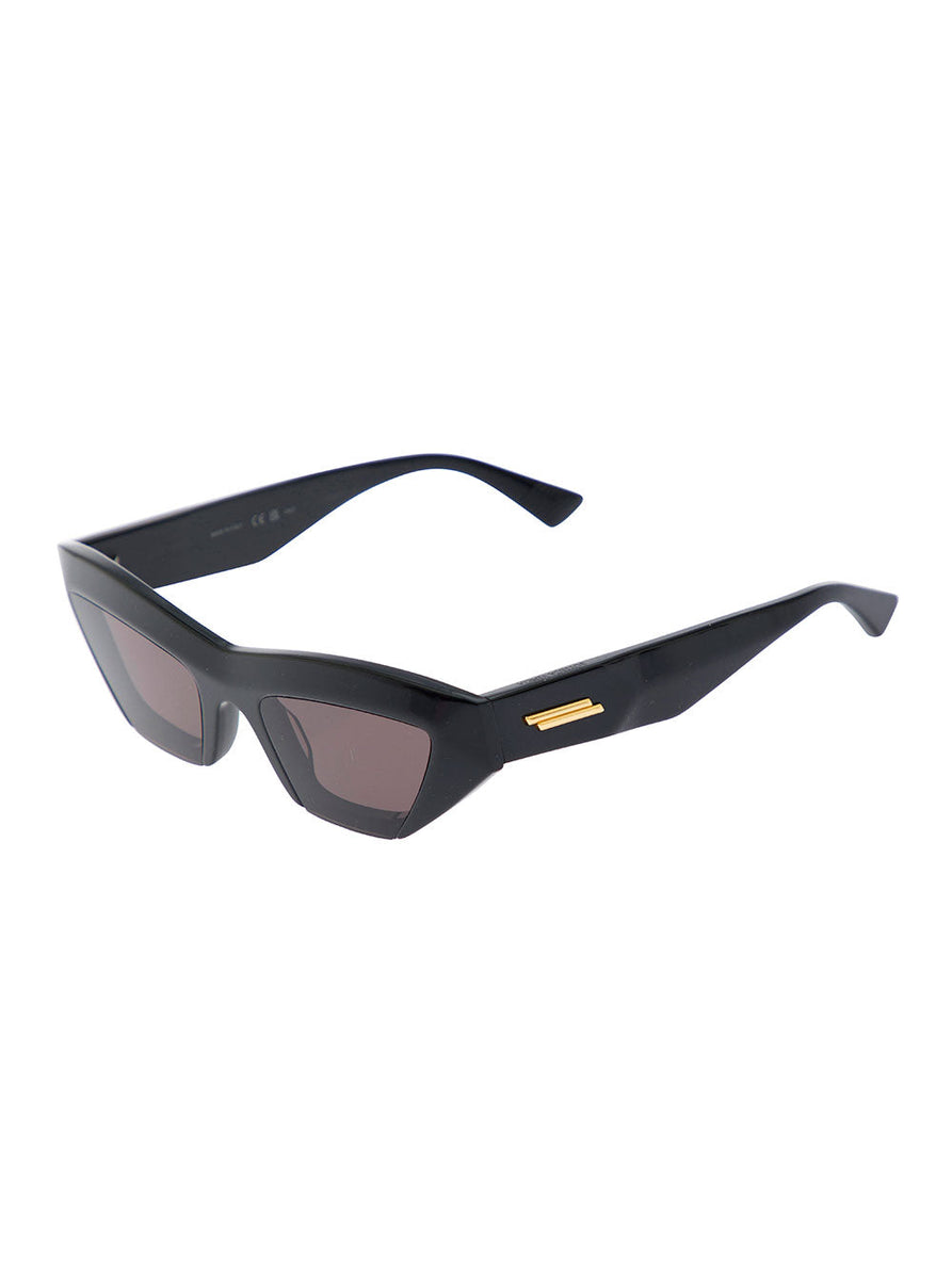Bottega Veneta Women Black Sunglasses In Ricycled Acetate