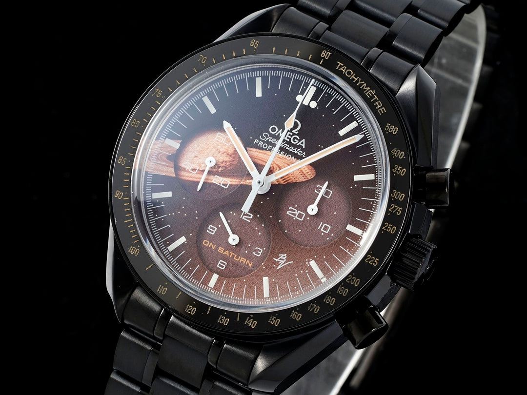 Omega Black Venom PVD Speedmaster Planet Limited Edition watch
