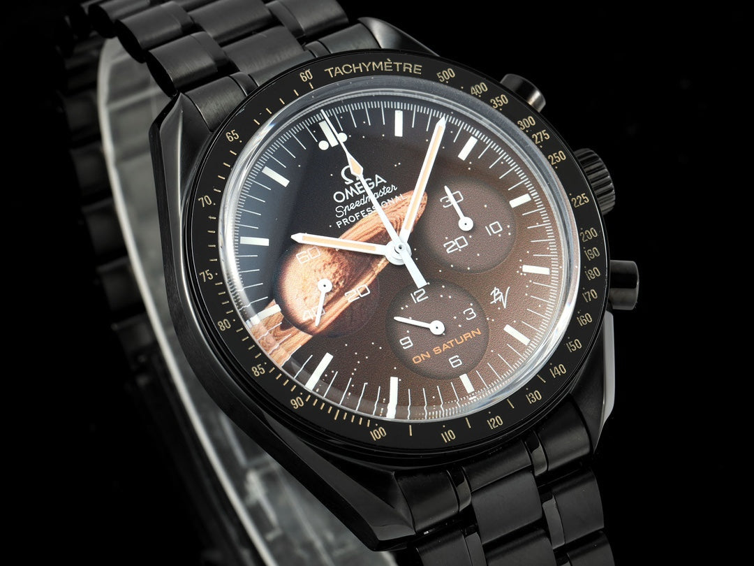 Omega Black Venom PVD Speedmaster Planet Limited Edition watch