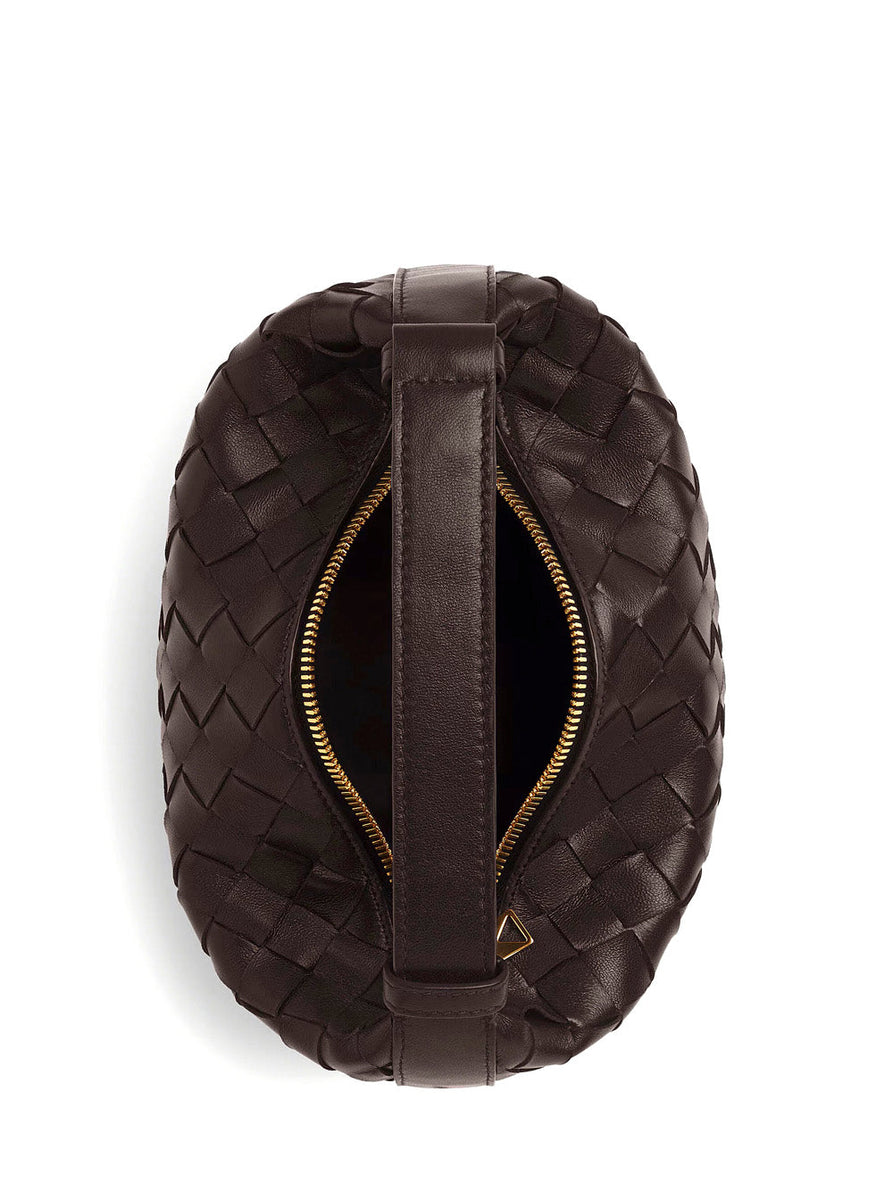 Bottega Veneta Women 'Candy Wallace' Brown Handbag With Intrecciato Motif In Leather Woman