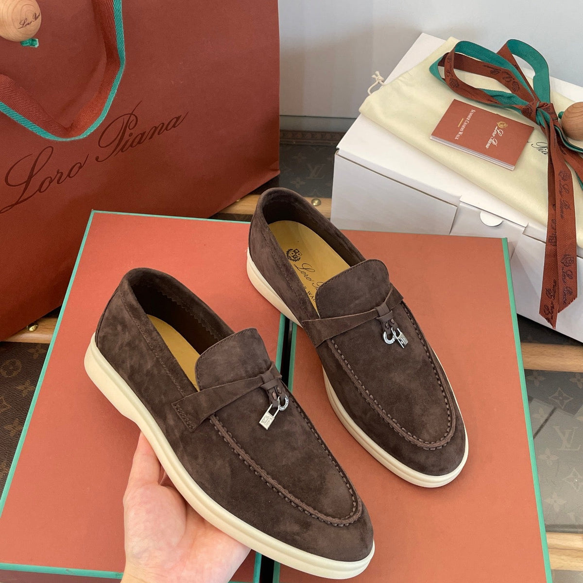 LORO P SUMMER CHARMS LOAFERS