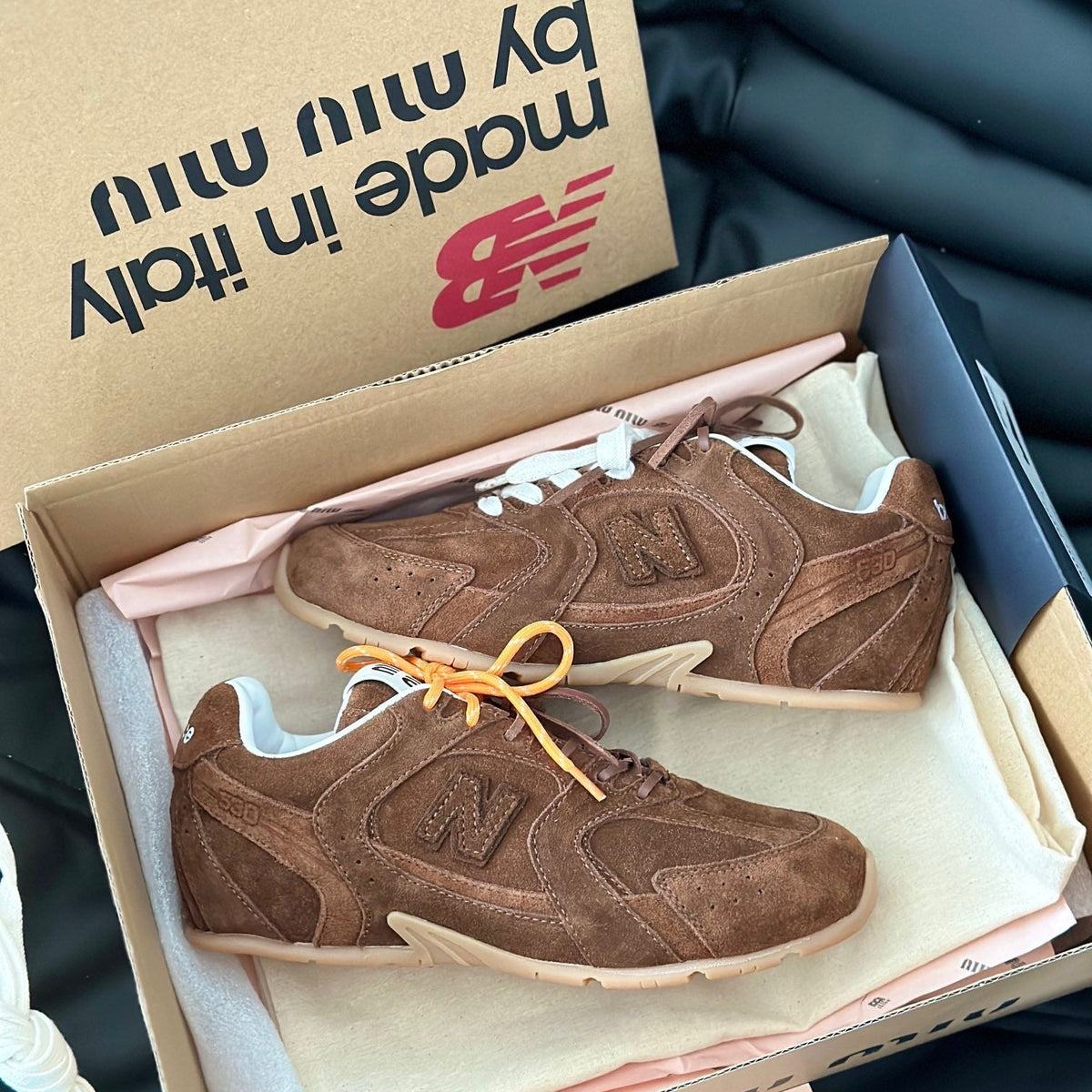 MIU M x NEW BALANCE TRAINERS