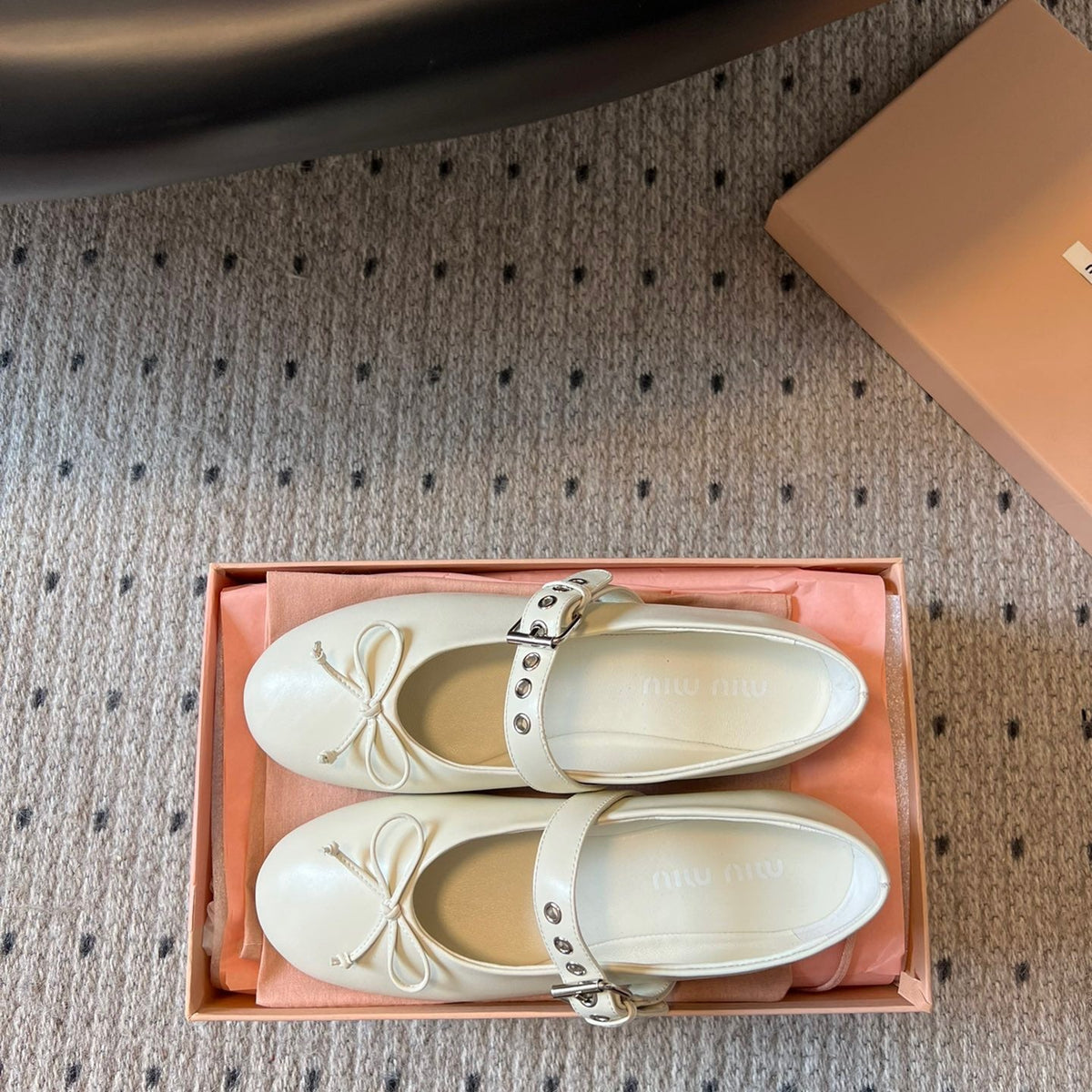 MIU M BALLERINA FLATS