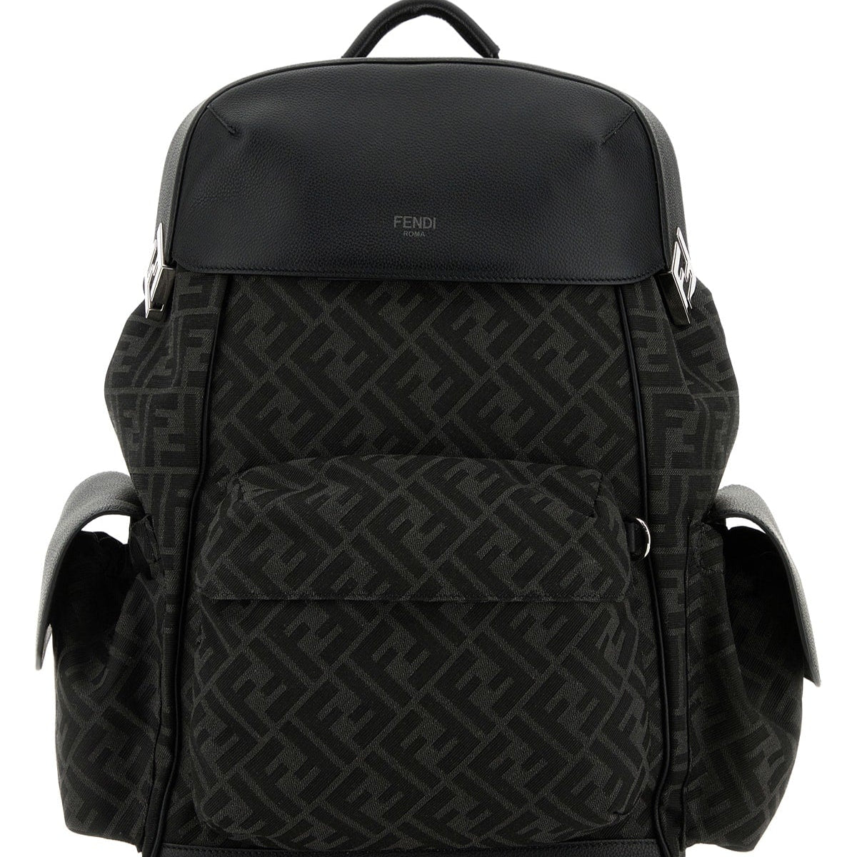 Fendi Men Zaino Ff Black