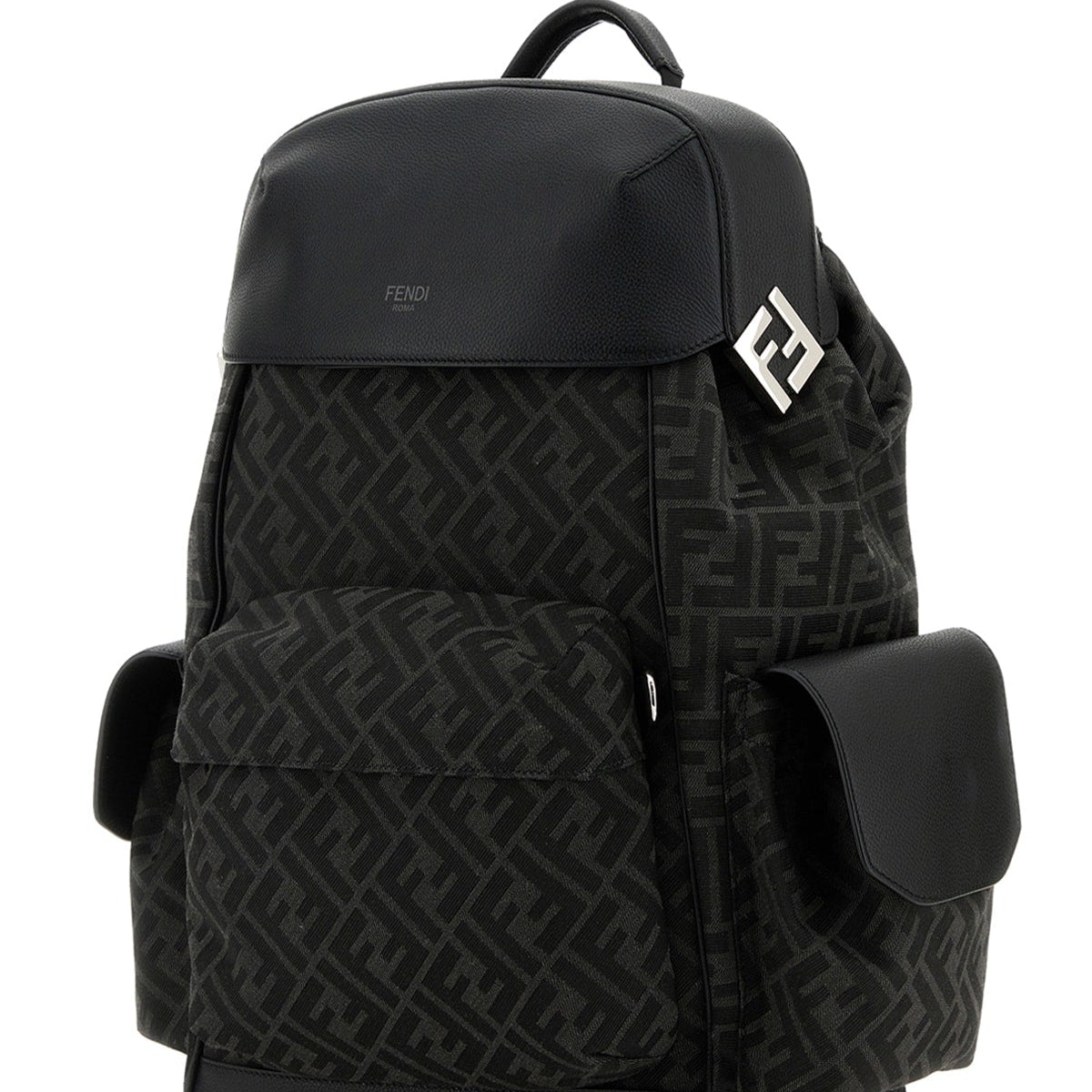 Fendi Men Zaino Ff Black