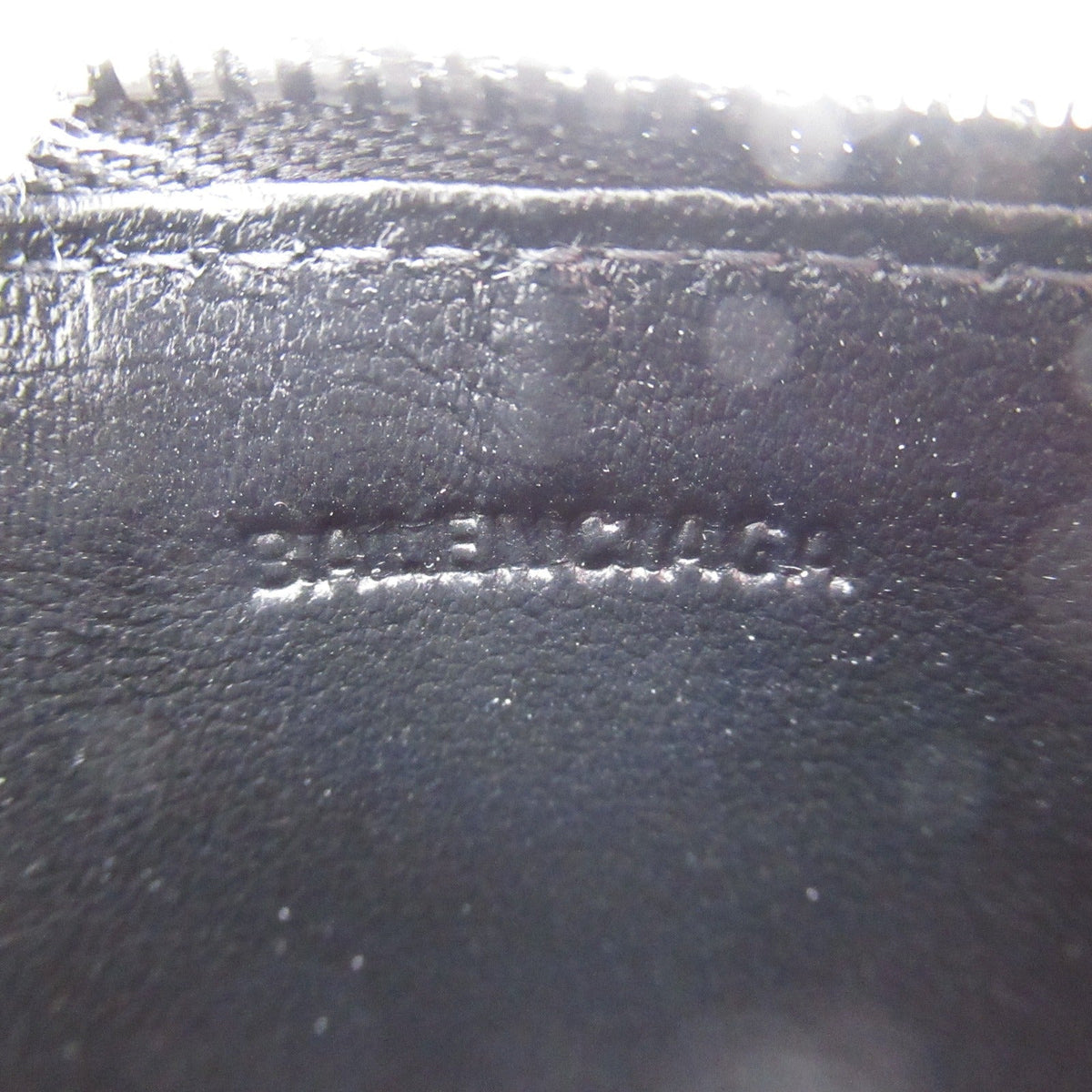 balenciaga Leather Strap Keyring Card Case