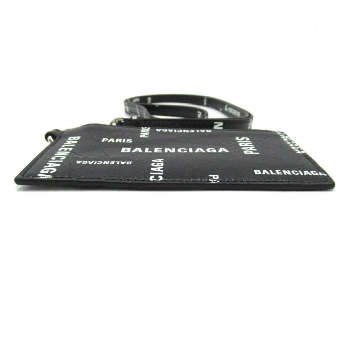 balenciaga Leather Strap Keyring Card Case