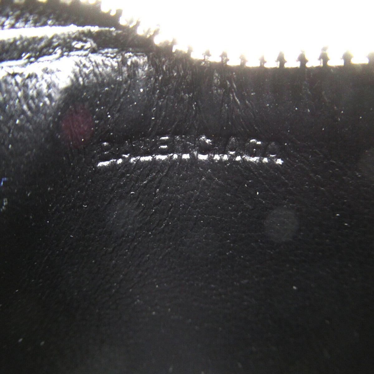 balenciaga Leather Strap Keyring Card Case