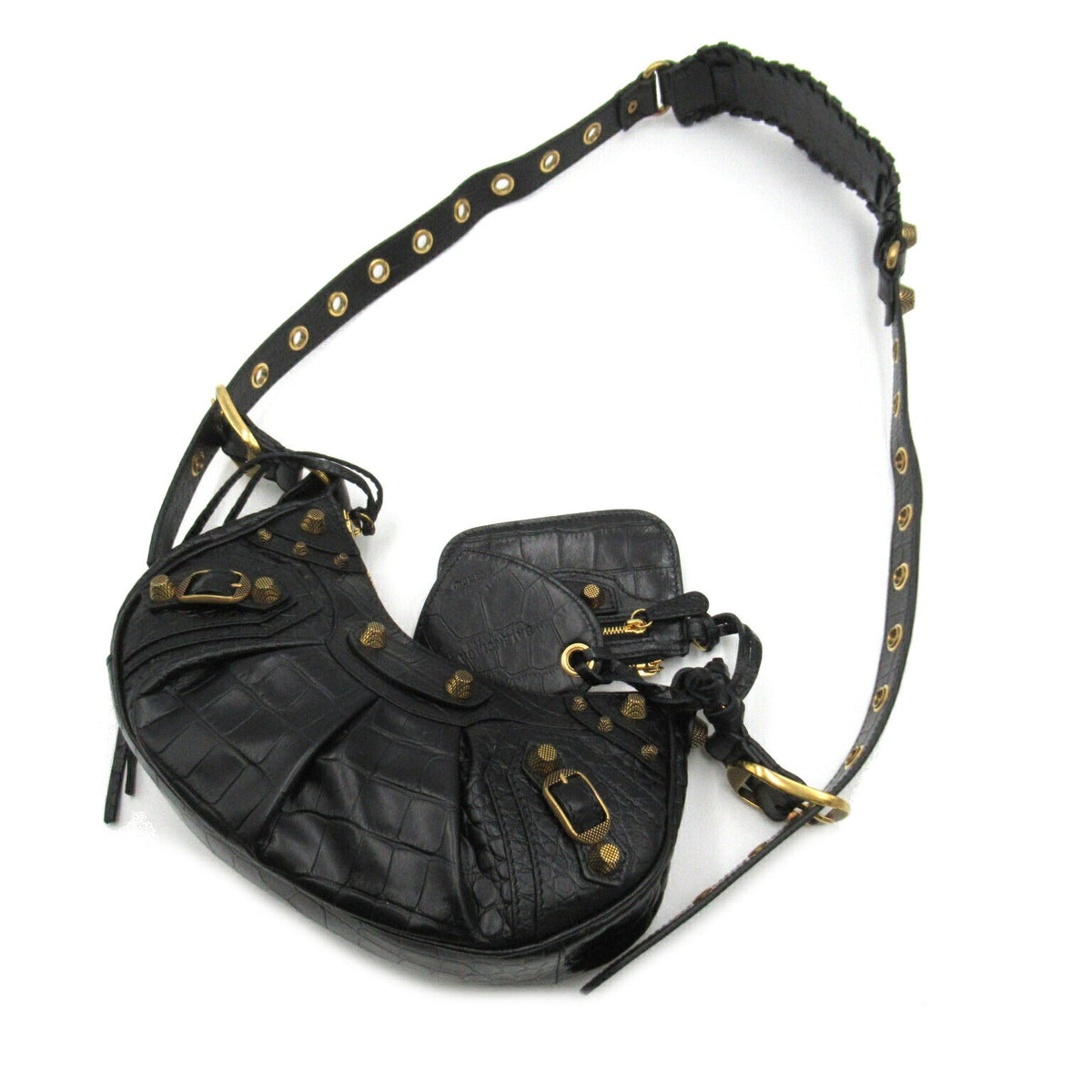 balenciaga Le Cagole XS Lambskin Shoulder Bag