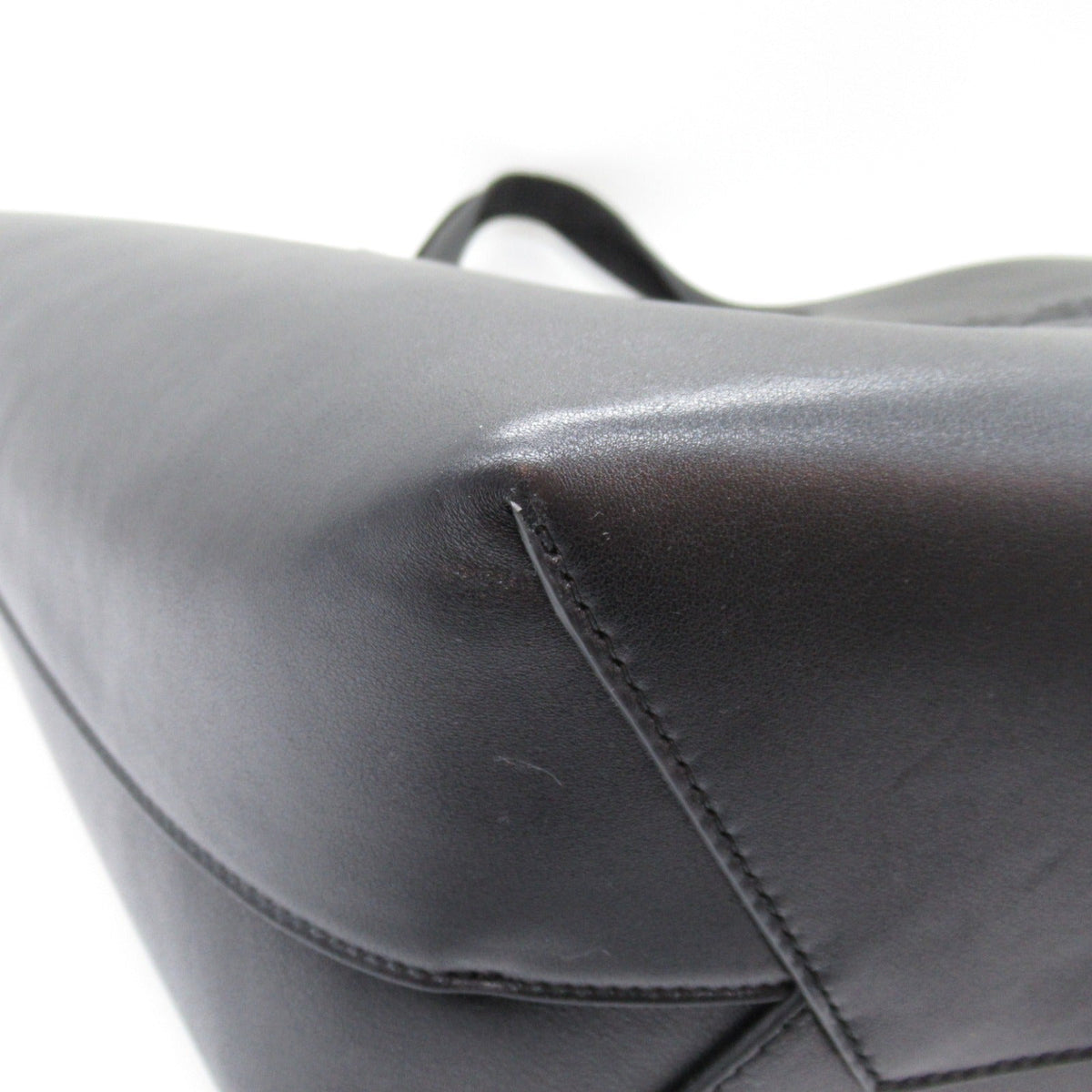 balenciaga Medium Tote Bag Black Leather