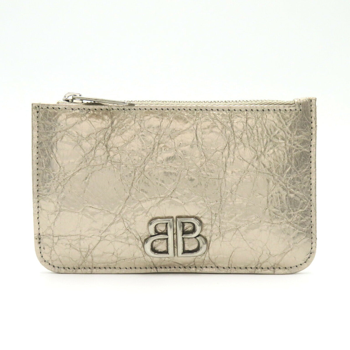 balenciaga Monaco Long Coin & Card Holder Beige