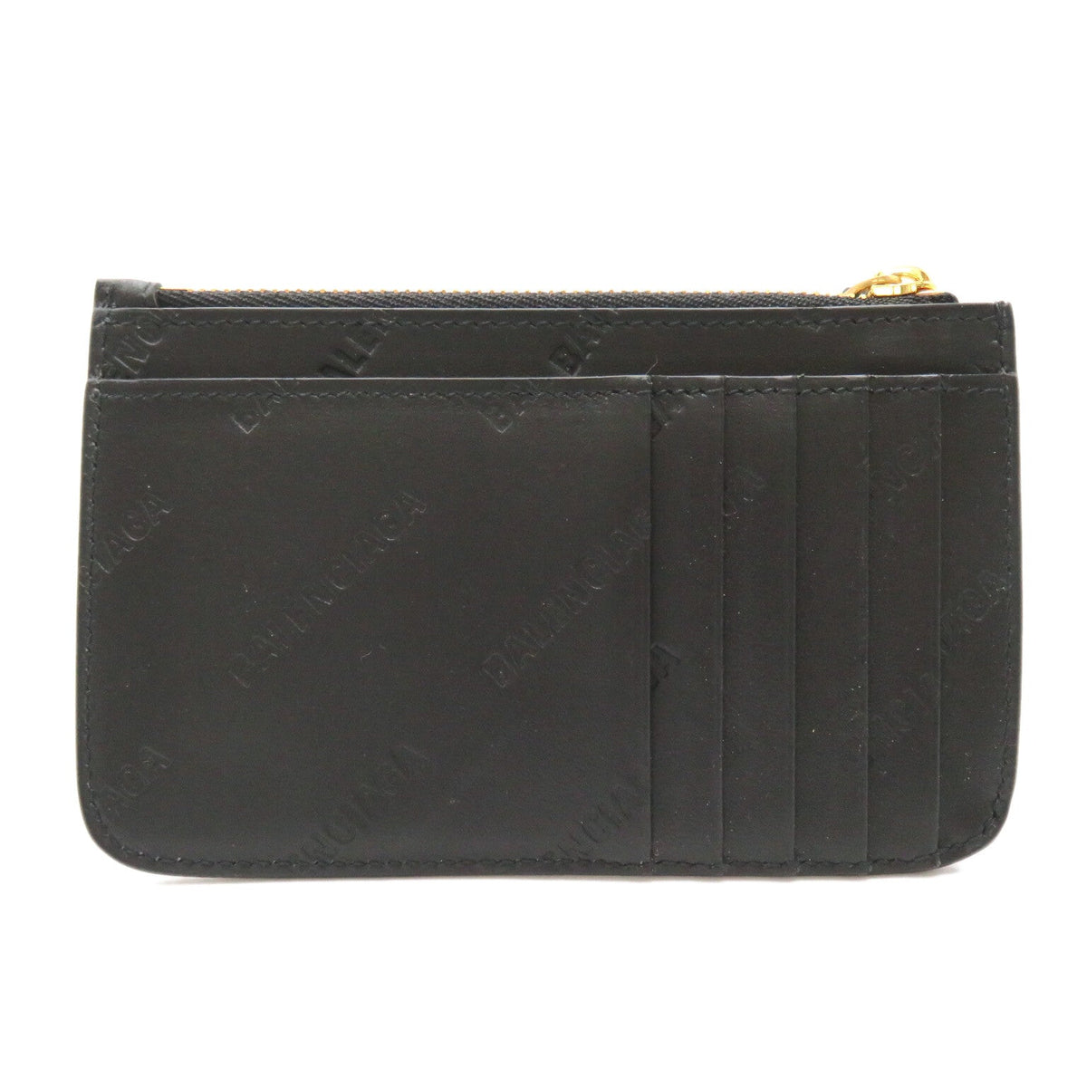 balenciaga Leather Long Coin & Card Holder