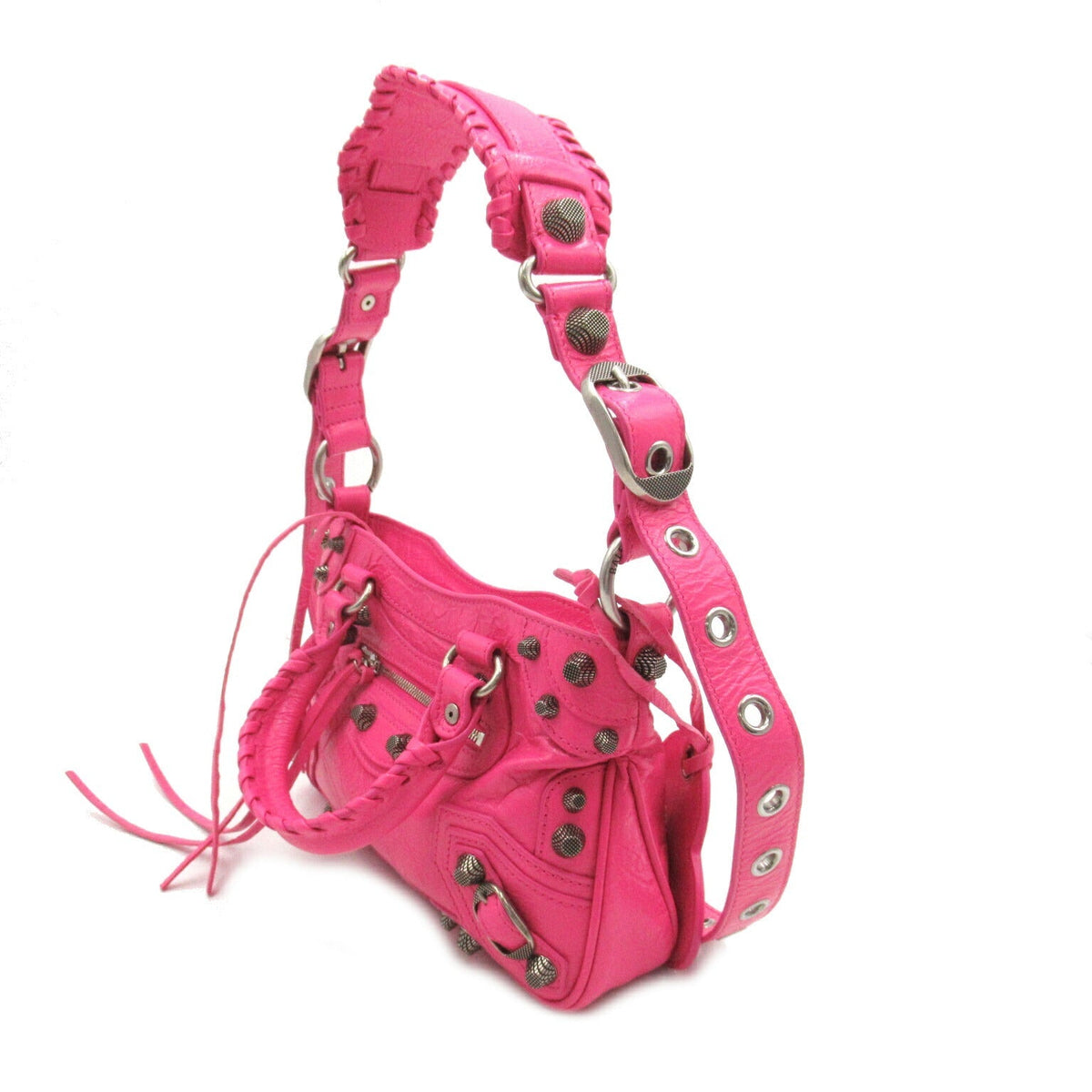 balenciaga Neo Mini Leather Tote Bag Pink