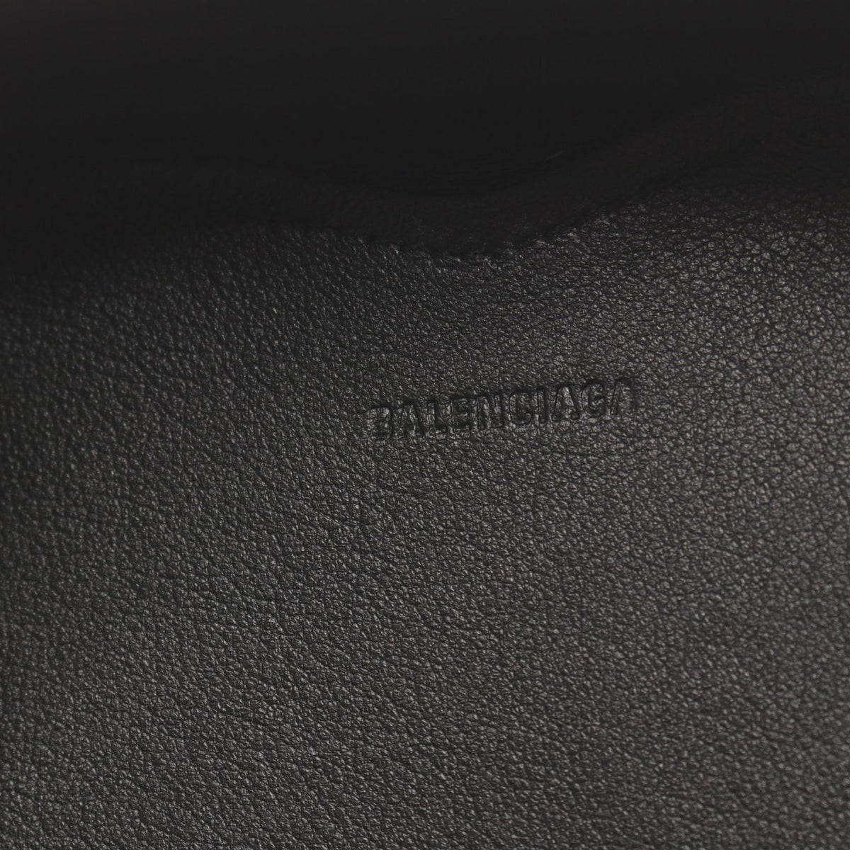 balenciaga Leather Pouch Black
