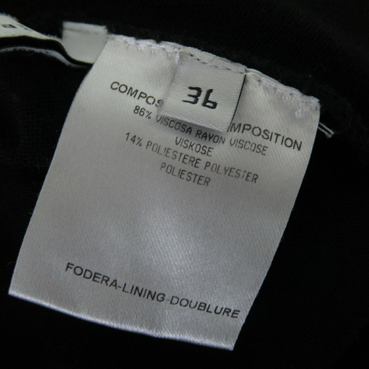 balenciaga Polyester Dress Black 163546