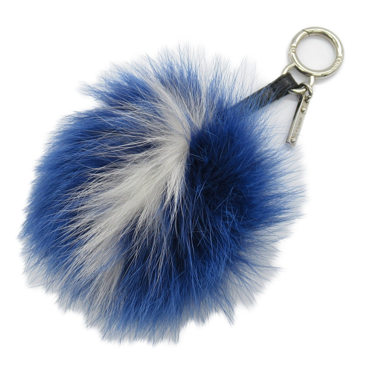 Top quality Fendi Fur Bag Charm Accessory Blue/White