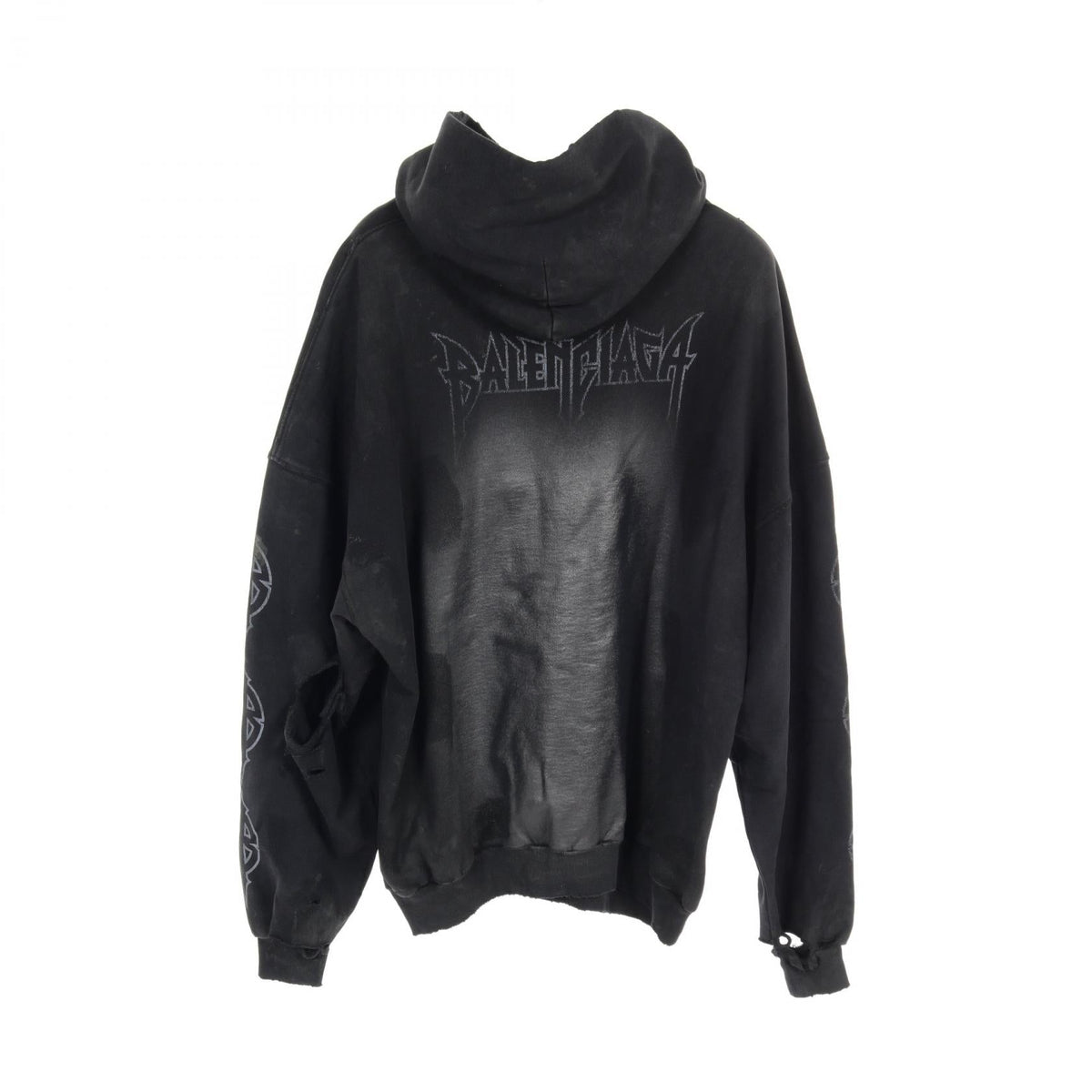 balenciaga Paris Moon Cotton Hoodie 744462