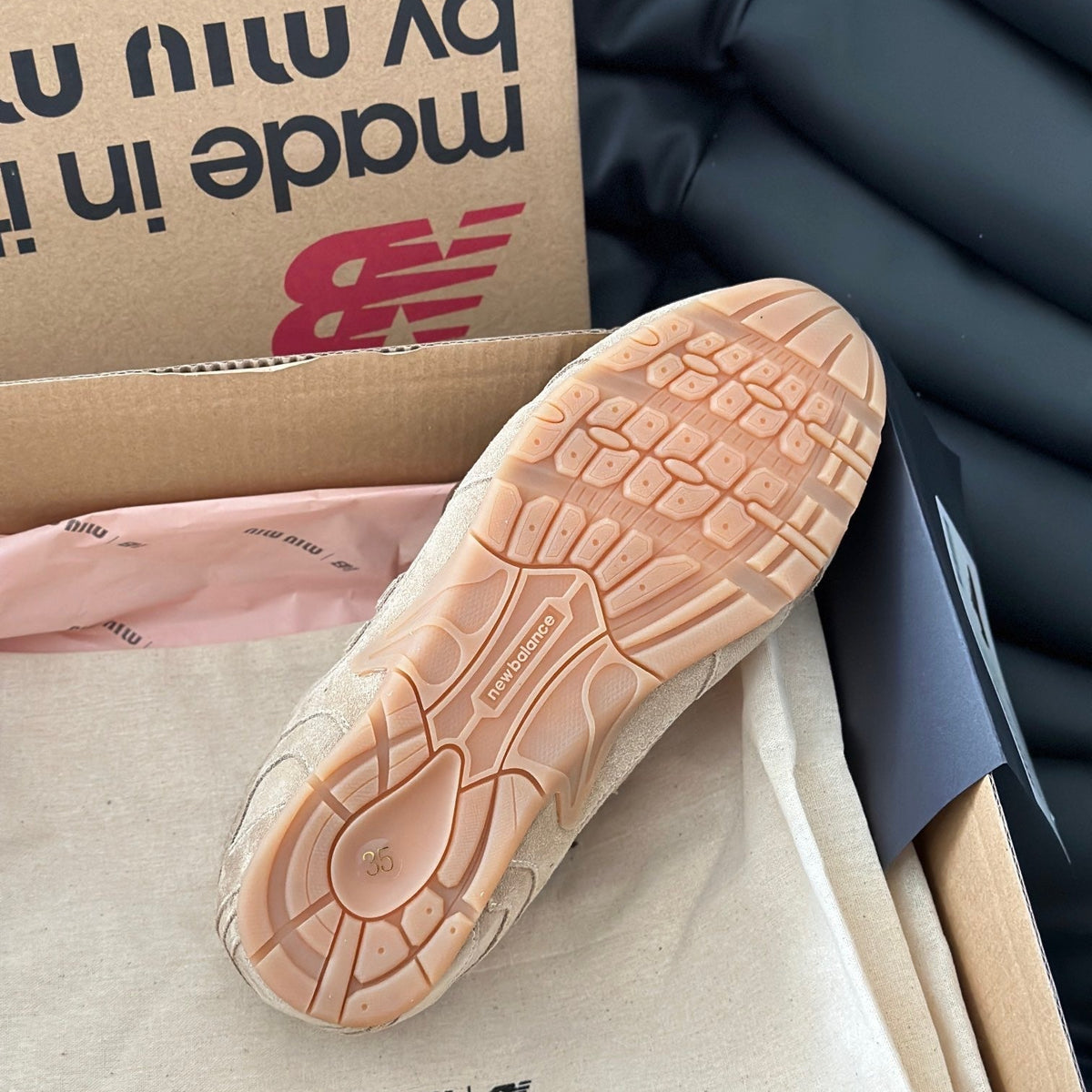MIU M x NEW BALANCE TRAINERS
