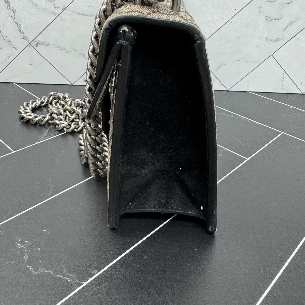 Gucci GG Black Small Dionysus Chain Crossbody Bag