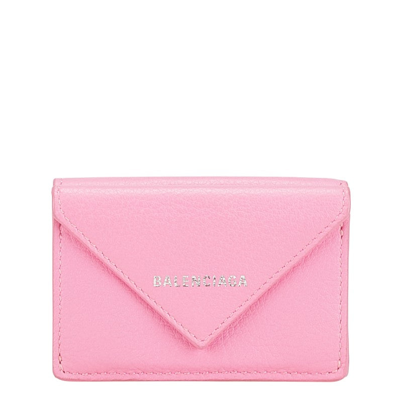 balenciaga Leather Paper Mini Wallet