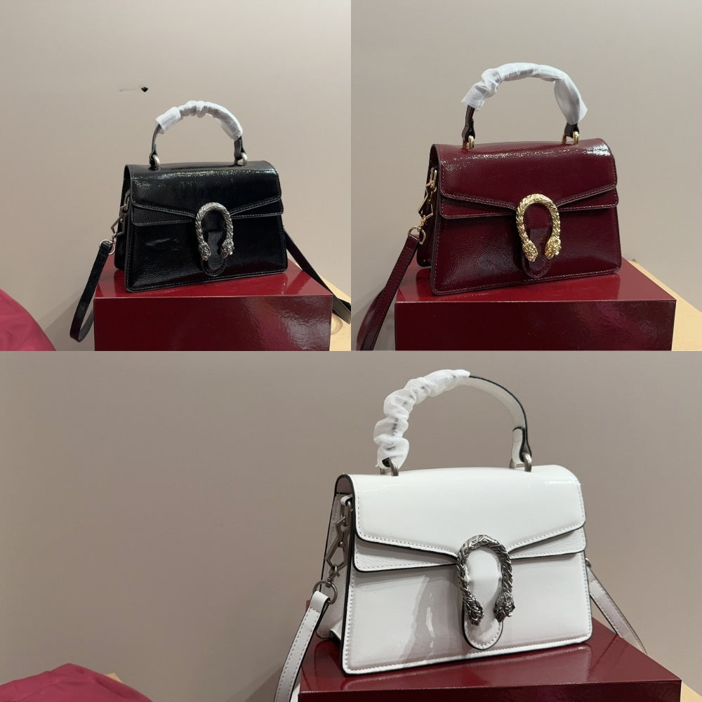 GG DIONYSUS SMALL TOP HANDLE BAG ROSSO ANCORA RED 24CM 799599 0AAA8 6207