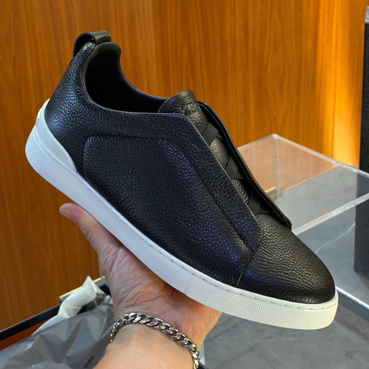 ZEGN TRIPLE STITCH SNEAKER