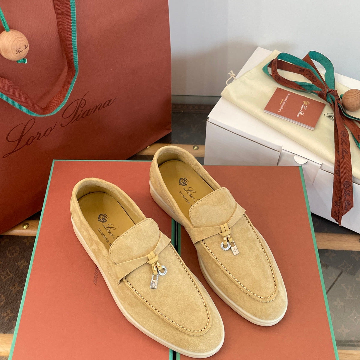 LORO P SUMMER CHARMS LOAFERS