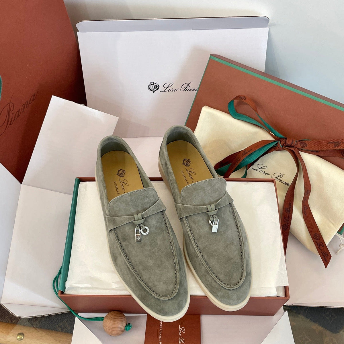 LORO P SUMMER CHARMS LOAFERS