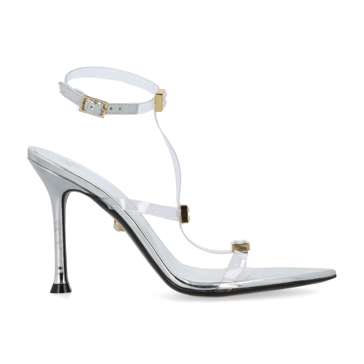 ADDY 095 NAIL VEGAS SILVER SANDALS